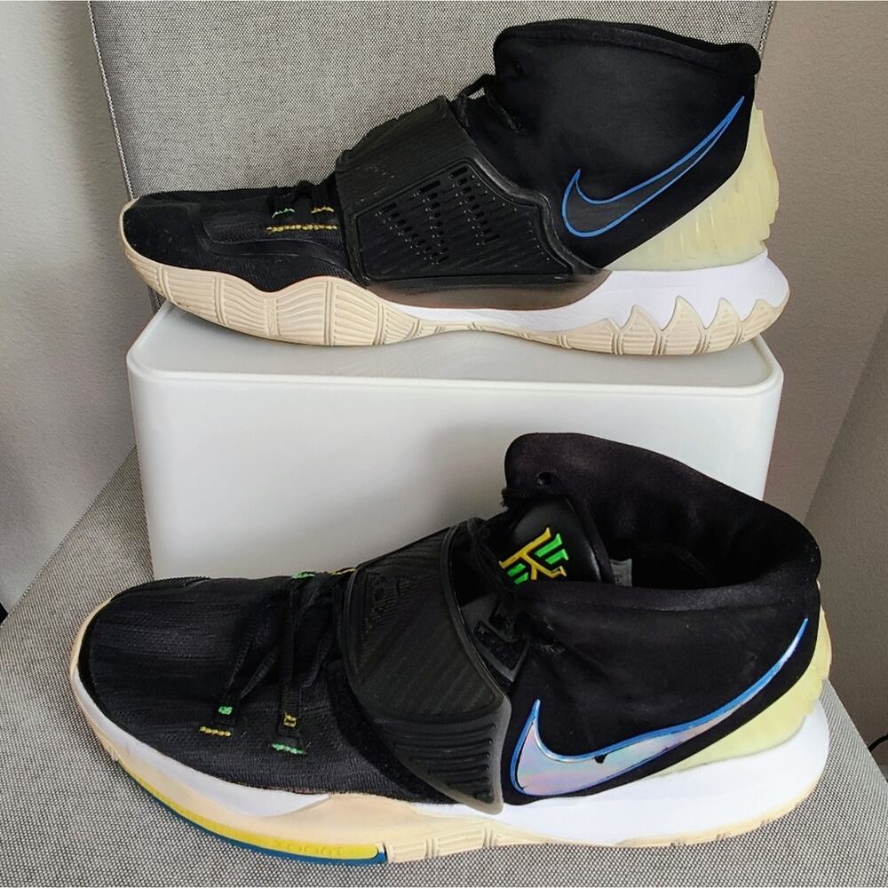 Nike Men's Shoes Nike Kyrie 6 Shutter Shades Basketball Shoes Black